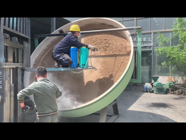 উচ্চ দক্ষতা কম শক্তি খরচ টেকসই ডিস্ক granulator জন্য জৈব সার pelletizing