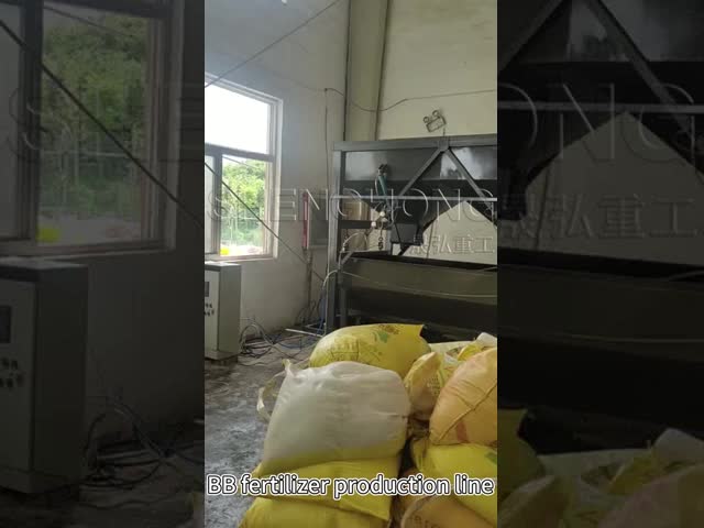 শক্তি সঞ্চয় এবং সহজ অপারেশন বাল্ক মিশ্রিত সার প্ল্যান্টের জন্য কাস্টমাইজড ক্ষমতা সহ বিবি সার উত্পাদন লাইন