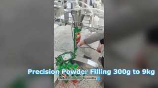 টাচ স্ক্রিন কন্ট্রোল সহ 300g-9kg ব্যাগের জন্য JY-F1 সেমি-অটোমেটিক পাউডার ফিলিং মেশিন