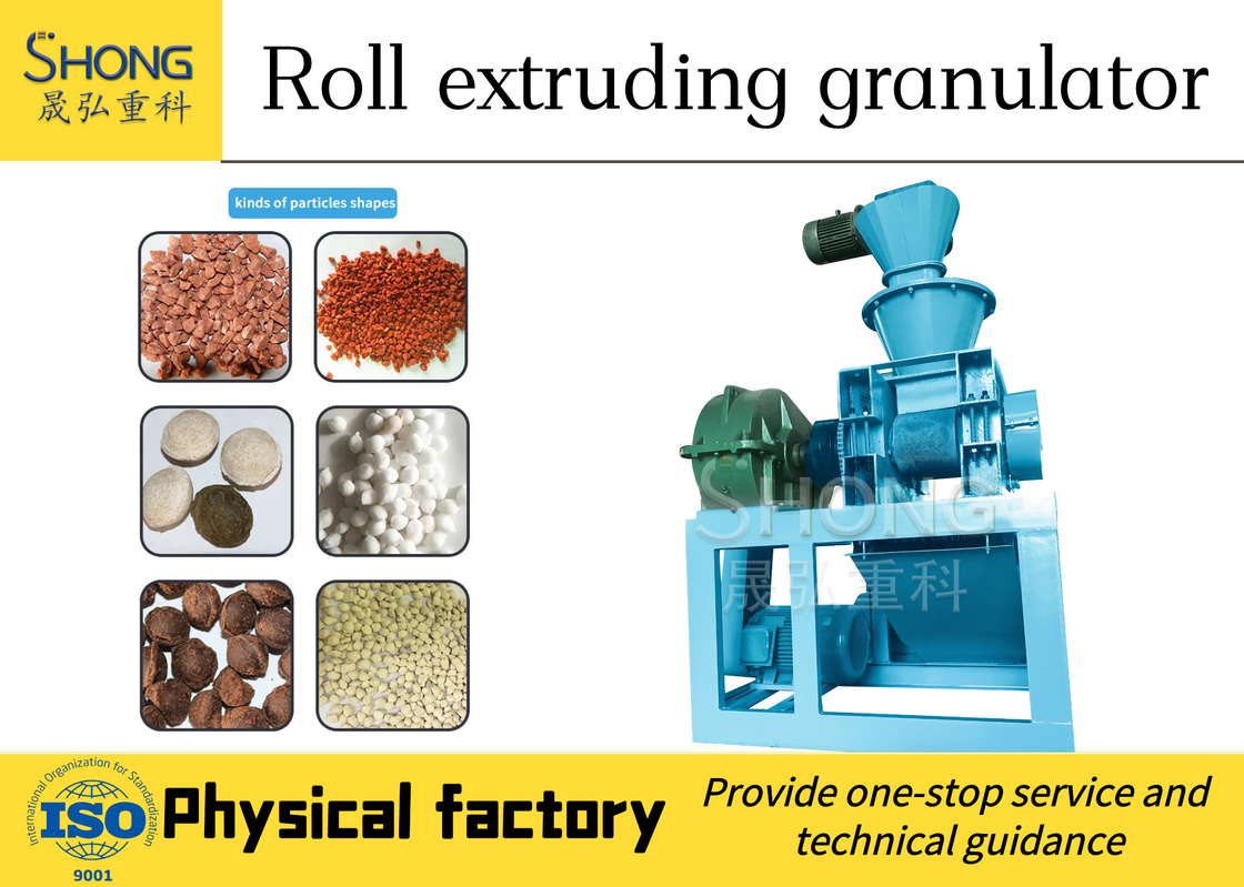 রোল এক্সট্রুশন granulator সার উত্পাদন লাইন শুকানোর প্রয়োজন নেই এককালীন এক্সট্রুশন ছাঁচনির্মাণ