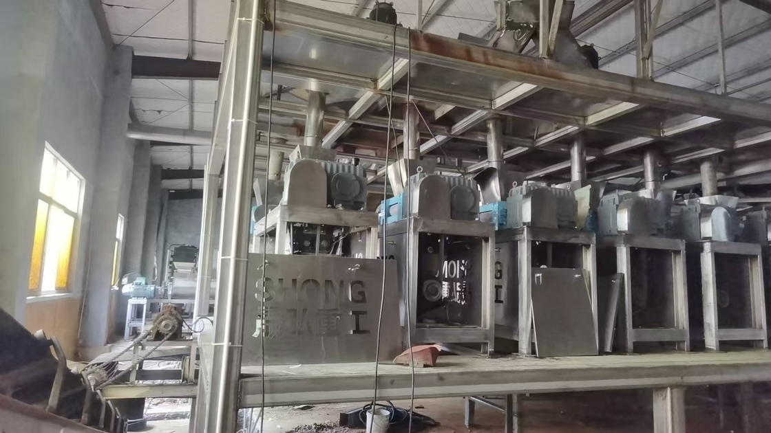 উন্নত এনপিকে সার উৎপাদন লাইন সহজ অপারেশন ওভাল ডিজাইন অপ্টিমাল ফসলের বৃদ্ধির জন্য মোট পুষ্টির পরিমাণ ≥90%