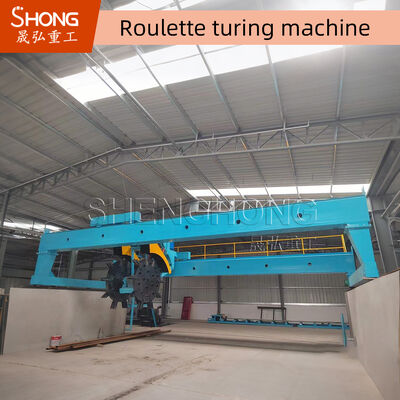 হুইল টাইপ কম্পোস্ট টার্নার - গভীরতা 1.6 মিটার, 12 মিটার প্রস্থ, উচ্চ দক্ষতা