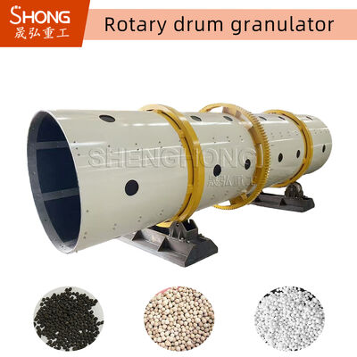 স্টেইনলেস স্টীল রোটারি ড্রাম ফার্টিলাইজার গ্রানুলেটর 3-5t/h 7.5KW