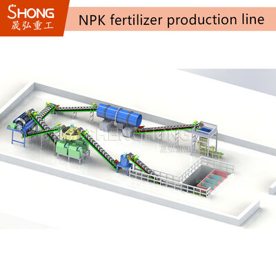 উচ্চ-গুণমান সম্পন্ন পেলেট তৈরির জন্য সম্পূর্ণ এনপিকে সার কারখানা