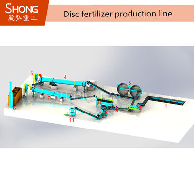 380V জৈব সার উৎপাদন লাইন বায়োমাস কম্পোস্ট বর্জ্য