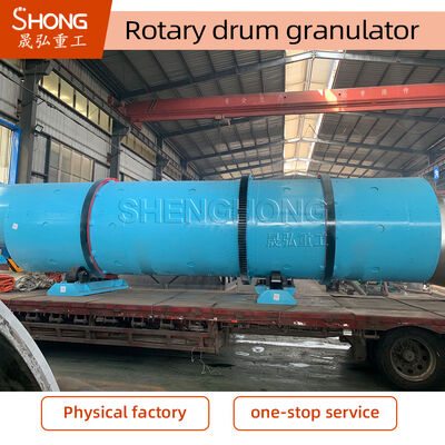 415V DAP যৌগিক সার তৈরির জন্য 11.5r/min গতি এবং 8t/h ক্ষমতা সহ রোটারি ড্রাম গ্রানুলেটর